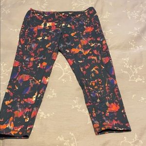 Zella multi color active Capri tights